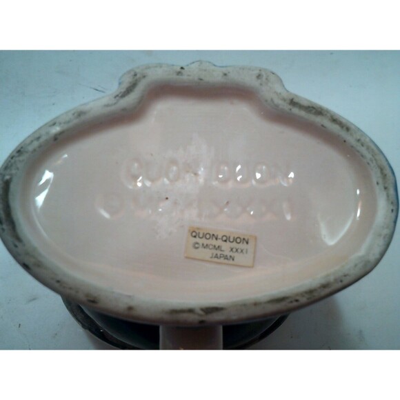 Quon Quon Mug Cup Toby Style Japan Figural Vtg 1981 Chaplin Mustache - Picture 6 of 6